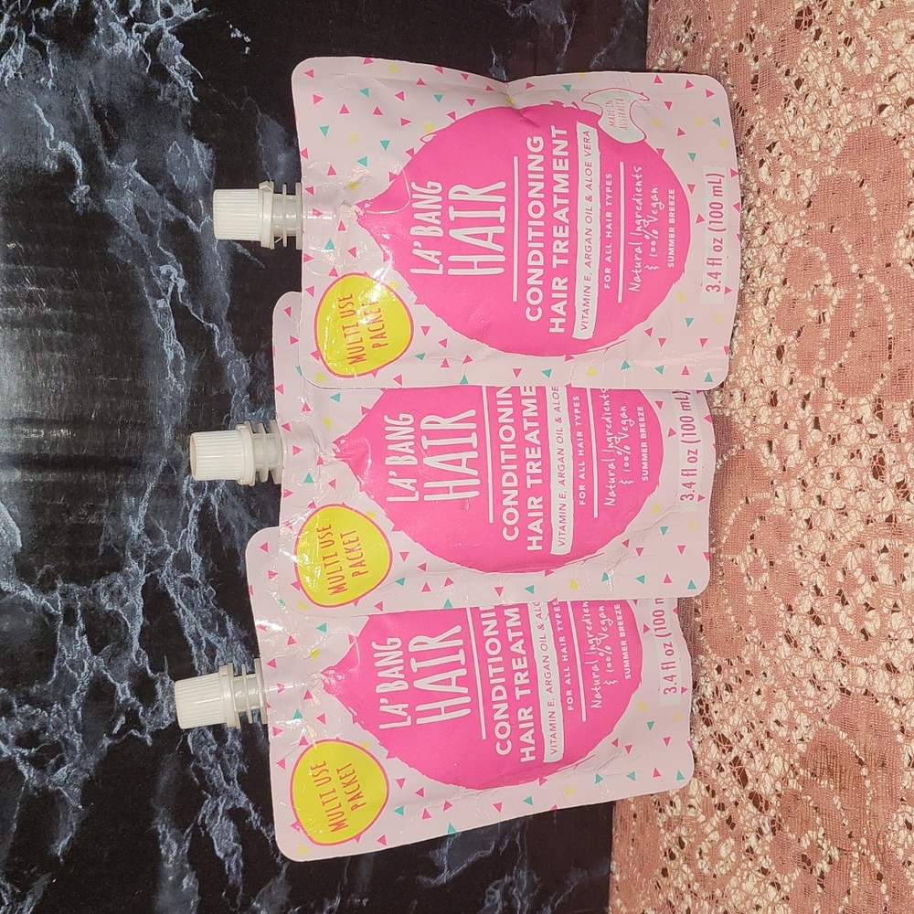 SALE!!! LA' BANG HAIR CONDITIONING TREATMENT 3 PACK NEW